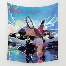 Fasbytes Aviation Helicopter Artwork  Wall Tapestry