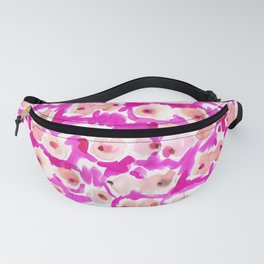WILD BOOBS Pink Watercolor Fanny Pack