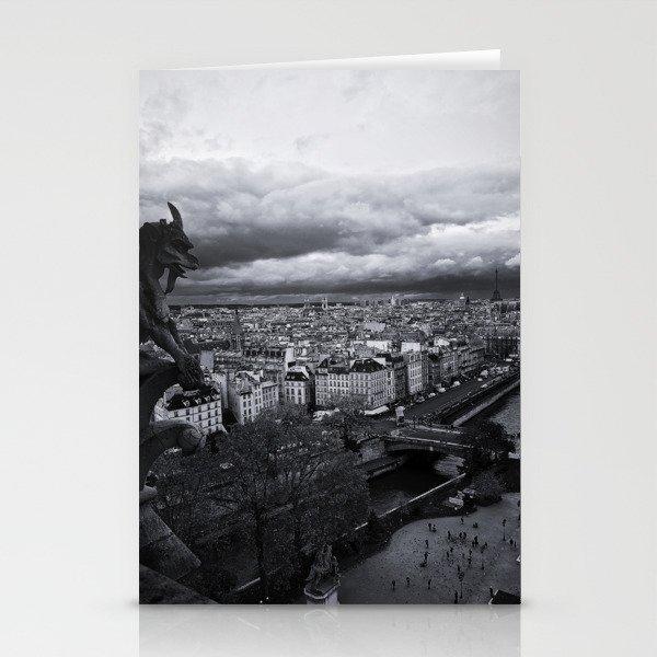 The Gargoyle Guarding Paris. Stationery Cards