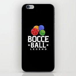Bocce Ball Italian Bowling Bocci Player iPhone Skin