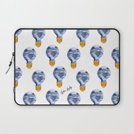 Snowy landscape in lamp- white/transparent background Laptop Sleeve