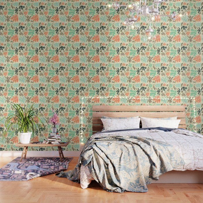 Corals Seashells Wallpaper By Jovana33 Society6
