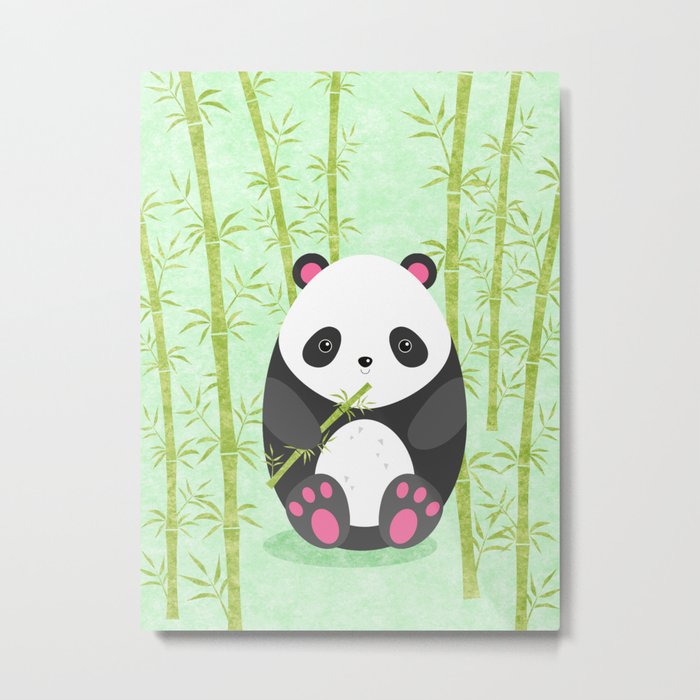 Panda Metal Print