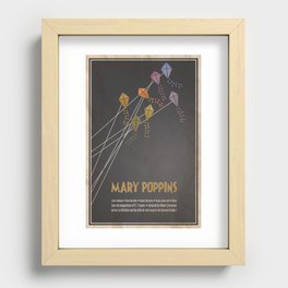 Mary Poppins Recessed Framed Print