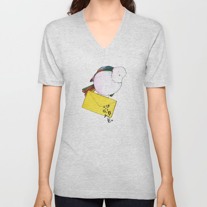 "carrier pigeon" V Neck T Shirt