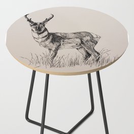 Pronghorn Antelope Side Table