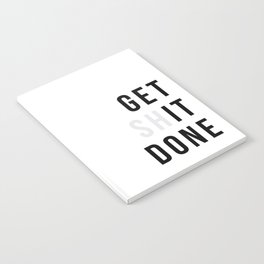Get Sh(it) Done // Get Shit Done Notebook