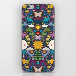 Peace, Love and Dinosaurs iPhone Skin