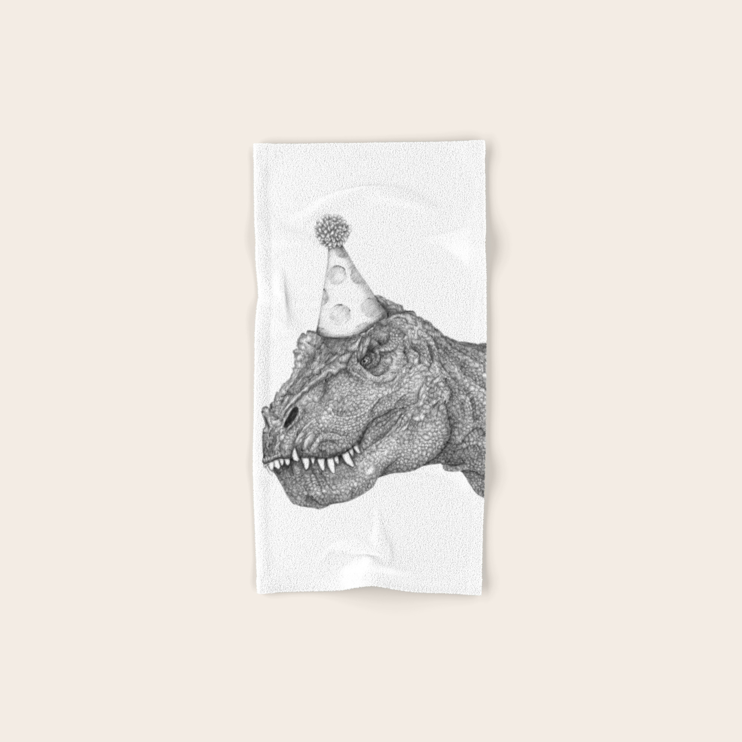 dinosaur bath towel