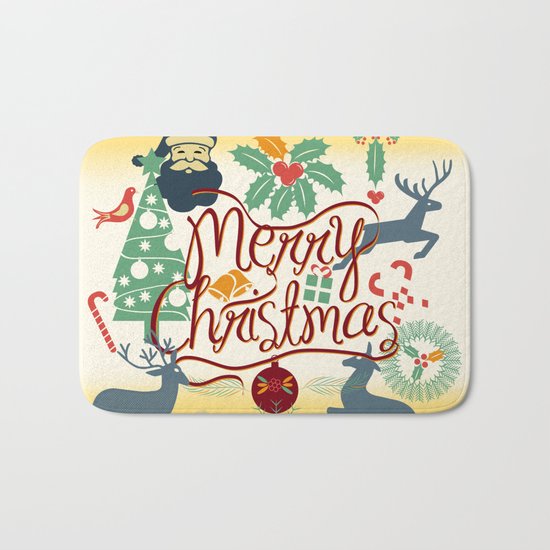 Christmas Bath Mat