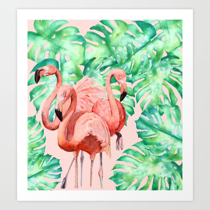 Flamingo Ivelin Art Print