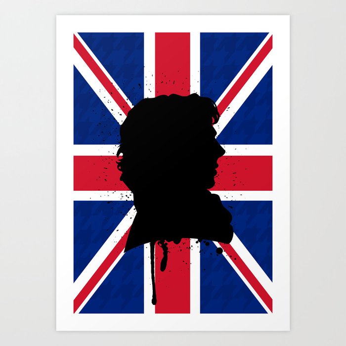 Sherlock British Print Art Print