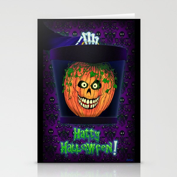 hatty halloween stationery cards by toonpainter halloween stationery