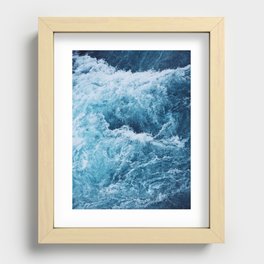 Bruarfoss Waterfall in Iceland Recessed Framed Print