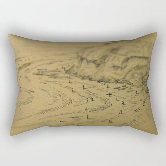 Swamis Sketch Rectangular Pillow