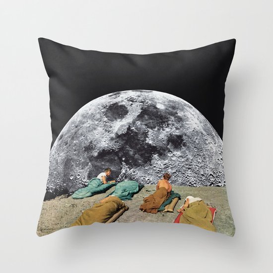 CAMPGROUND Throw Pillow