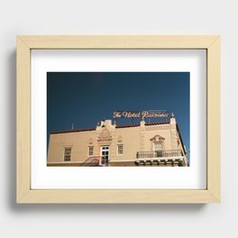 The Hotel Paisano in Marfa, Texas Recessed Framed Print
