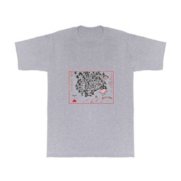 Rocky Point Amusement Park, Warwick, Rhode Island Guided Tour Ride and Park Map Vintage Identification Chart T Shirt