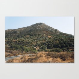 Greek Mountain | Nature & Travel Photography on the Island of Naxos, Greece Canvas Print
