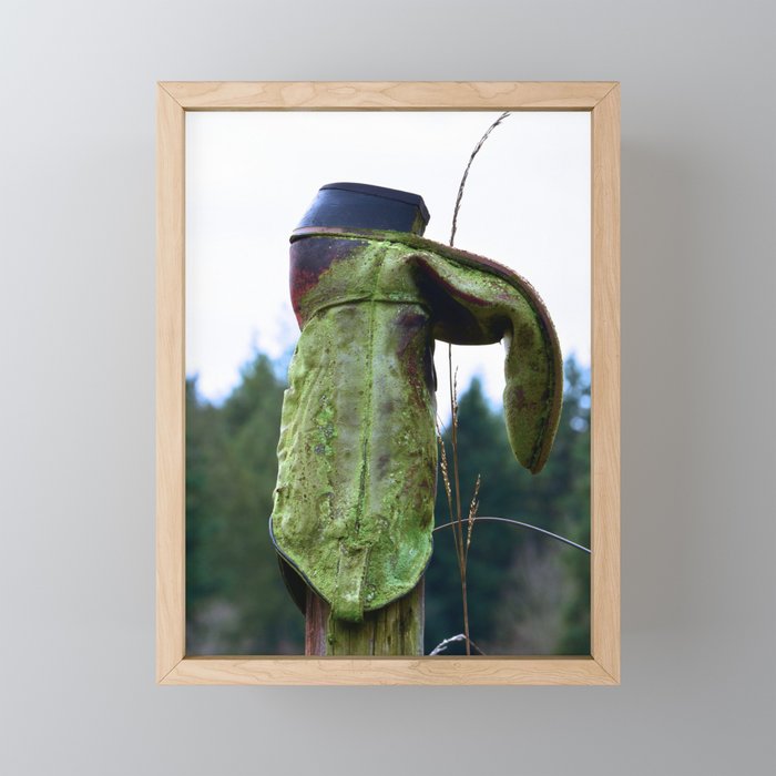 Cowboy Hanger Framed Mini Art Print