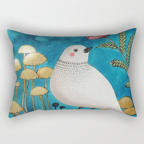 le petit sentier Rectangular Pillow