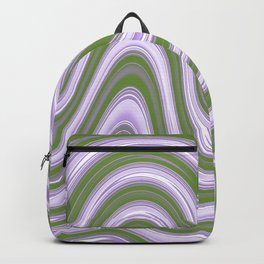 Genderqueer Pride Thin Layered Curving Stripes Backpack