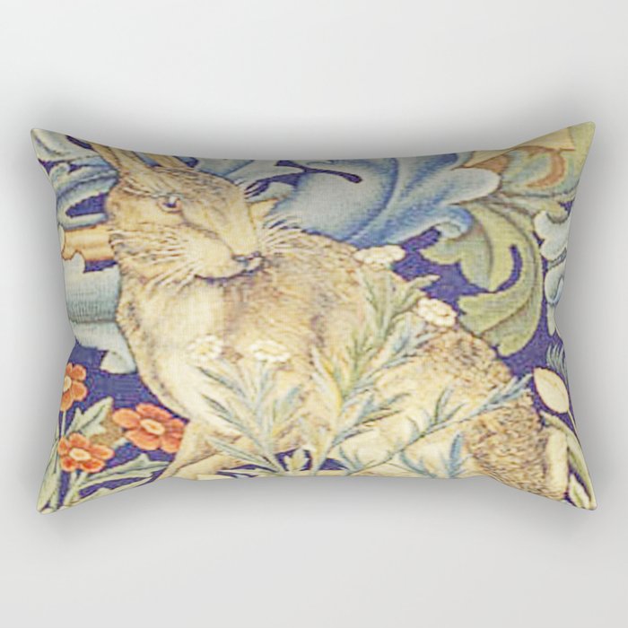 Detail from The Forest by William Morris Rectangular Pillow