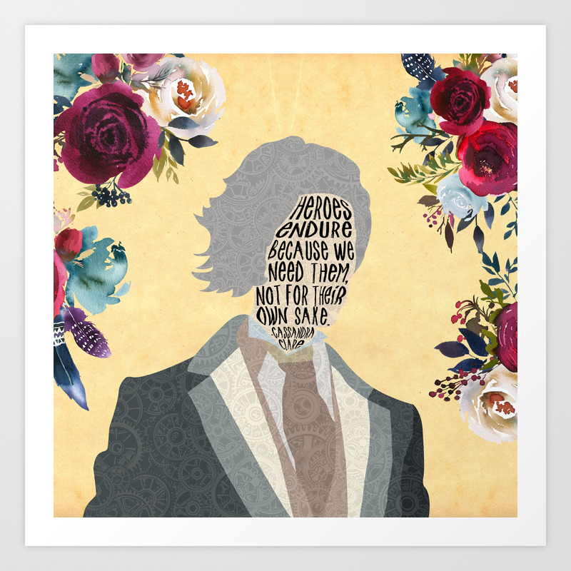 Jem Carstairs Clockwork Angel Art Print By Dorothyreads Society6