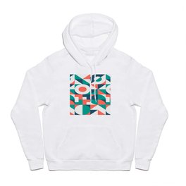 Abstract geometric pattern 199 Hoody | Geometry, Digital, Graphic, Abstract, Shape, Vivid, Circle, Art, Square, Green 