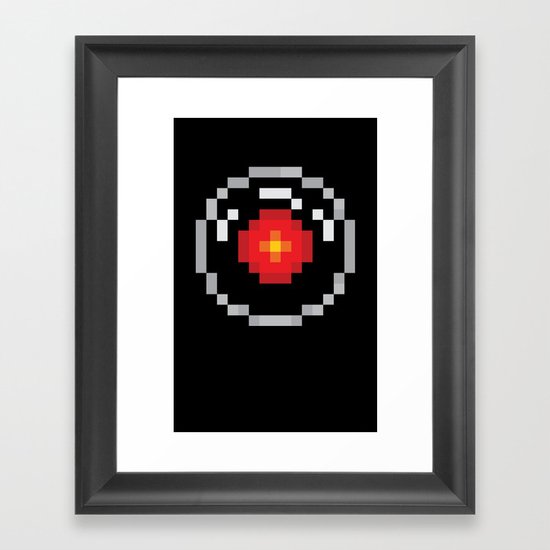 2001: A Pixel Odyssey Framed Art Print