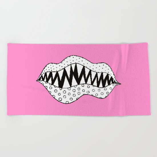 Love In Peace ( L I P ) ( HQ pixel ) Beach Towel