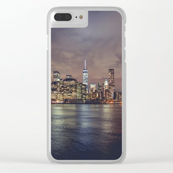 NYC Skyline Clear iPhone Case