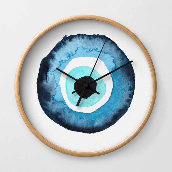 evil eye Wall Clock