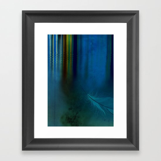 Venice Blue Framed Art Print