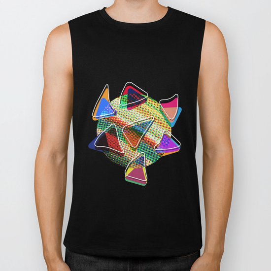 grid points Biker Tank
