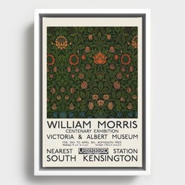 Art Exhibition pattern (1874) William Morris Framed Canvas