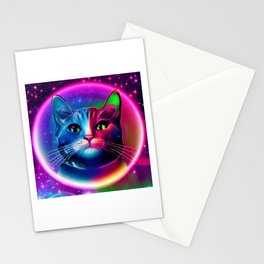 Spirit Cat #3 Stationery Card