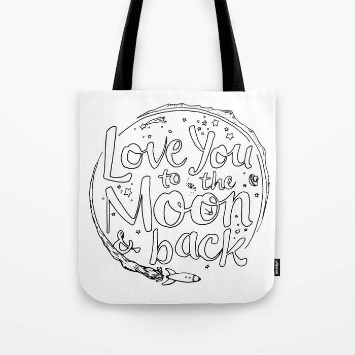 I Love My Hobo To The Moon And Back Cool Gift Tote Bag With Zip