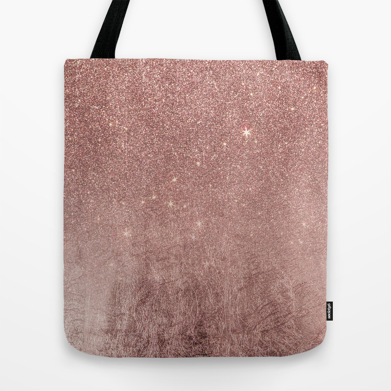 pink rose gold bag