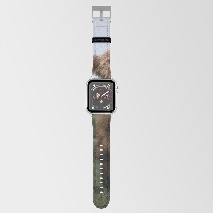 Scottish Highland Cattle Calves - Babies playing II Apple Watch Band