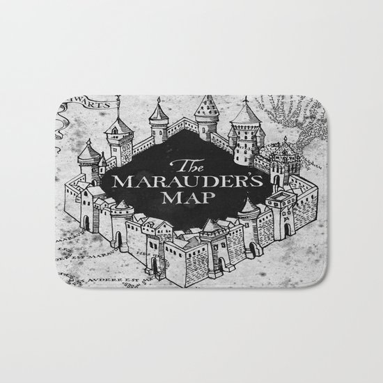 Marauders Map Bath Mat