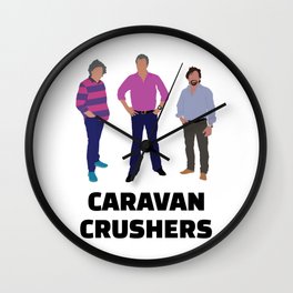 Caravan Crushers Wall Clock