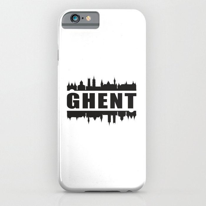 Ghent Belgium City Skyline Cityscape Travel Gift iPhone Case