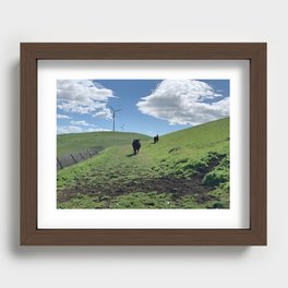 California Hills Recessed Framed Print