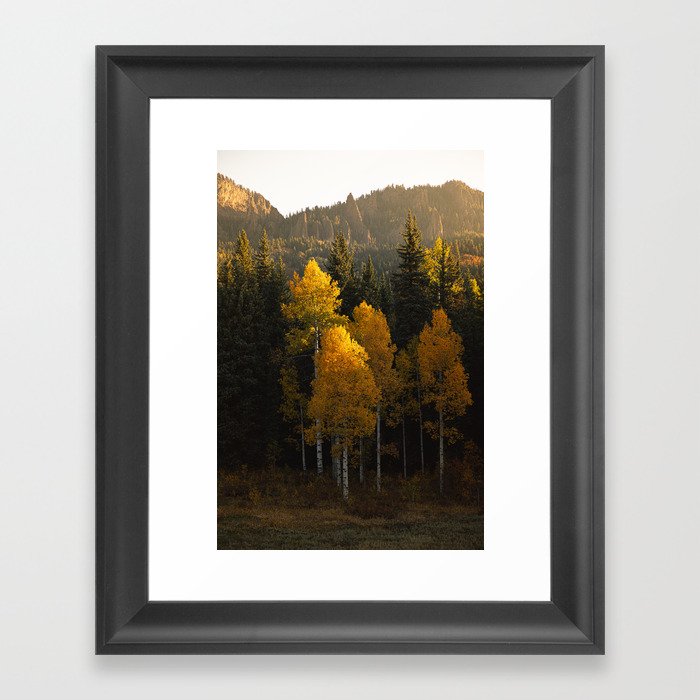 Colorado Mountain Morning Framed Art Print