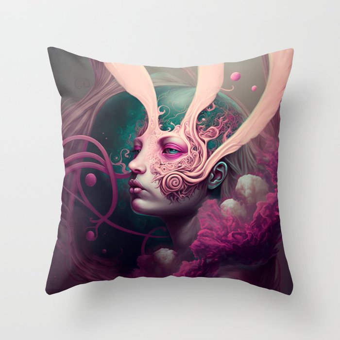 The World in my mind Throw Pillow