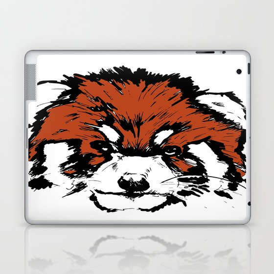 Red Panda Parry (Colour) Laptop & iPad Skin