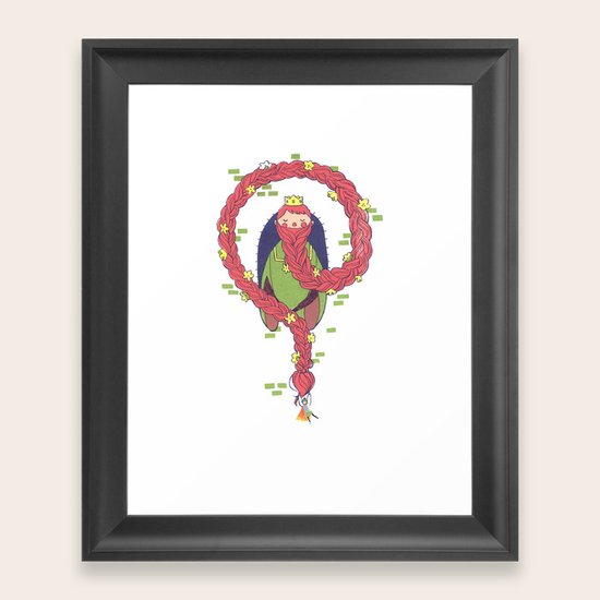 Rapunzel Framed Art Print