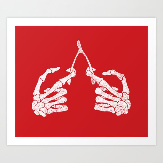 Wishbones Art Print