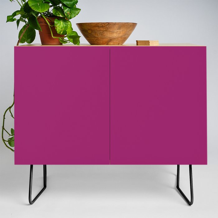 Orchid Flower 150-38-31 Deep Pink Purple Solid Color 2022 Colour of the Year Credenza